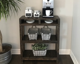 pics Kitchen Coffee Bar Stand coffee bar table etsy