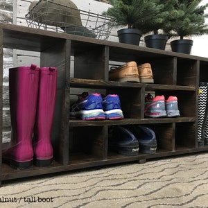 Shoe Bench/Mud Room Shoe Bench/Entryway Shoe Bench/Jenny Shoe Bench w/Naomi Coat Rack Shelf/Mud Room Storage bench/Purchase Pair & Save image 8