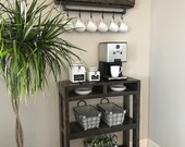 Coffee bar 2024 table with storage