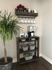 Industrial Coffee Bar Combination / Coffee Bar / Coffee Station / Coffee Bar Table / Coffee Storage/ Purchase Pair and Save! 