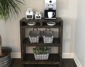 Espresso top machine table