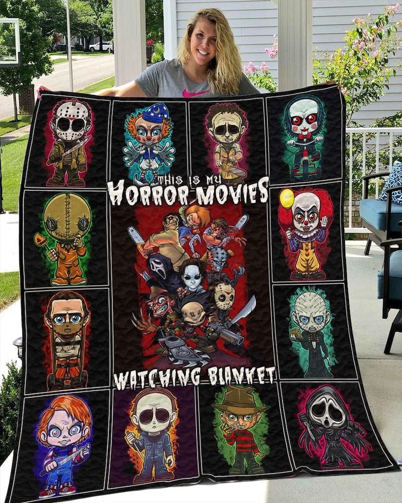 This Is My Horror Movie Watching Blanket Horror Movie image 0