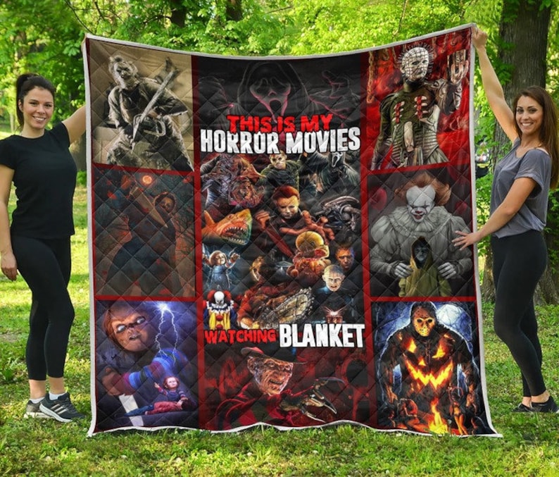 Horror Blanket Halloween Throw Horror Movie Blanket Fleece image 0