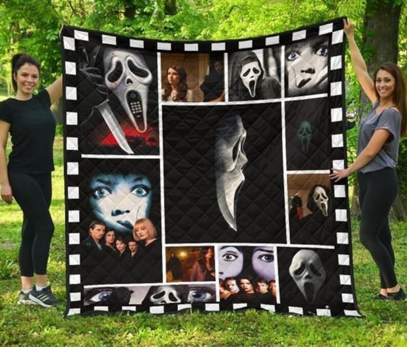 Ghostface Scream Blanket Horror Blanket Scream Movie image 0