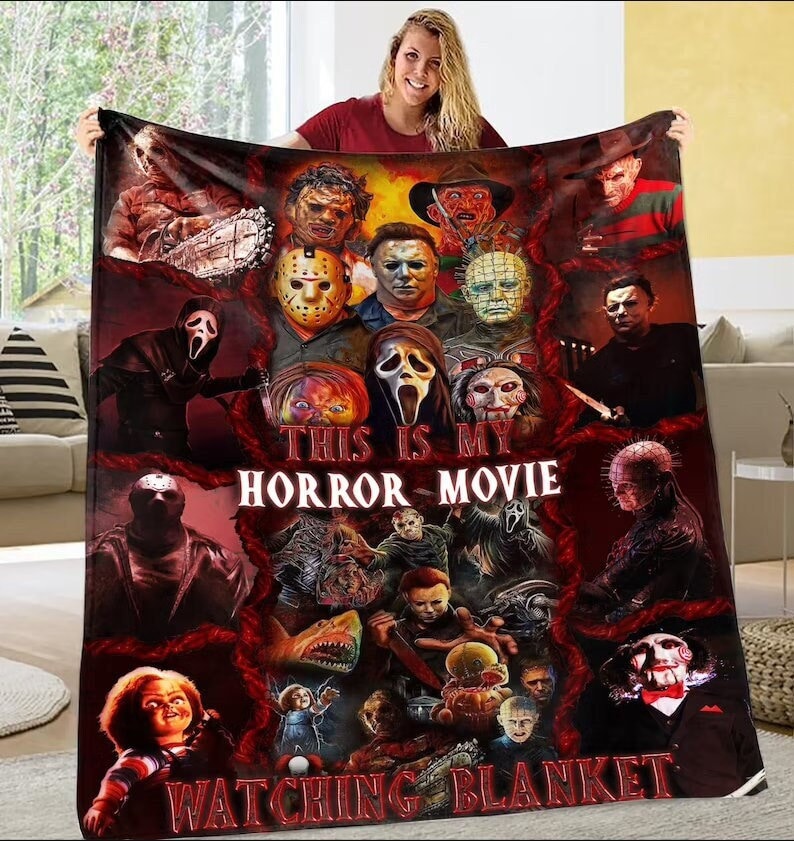 This Is My Horror Movie Watching Blanket Horror Blanket image 0