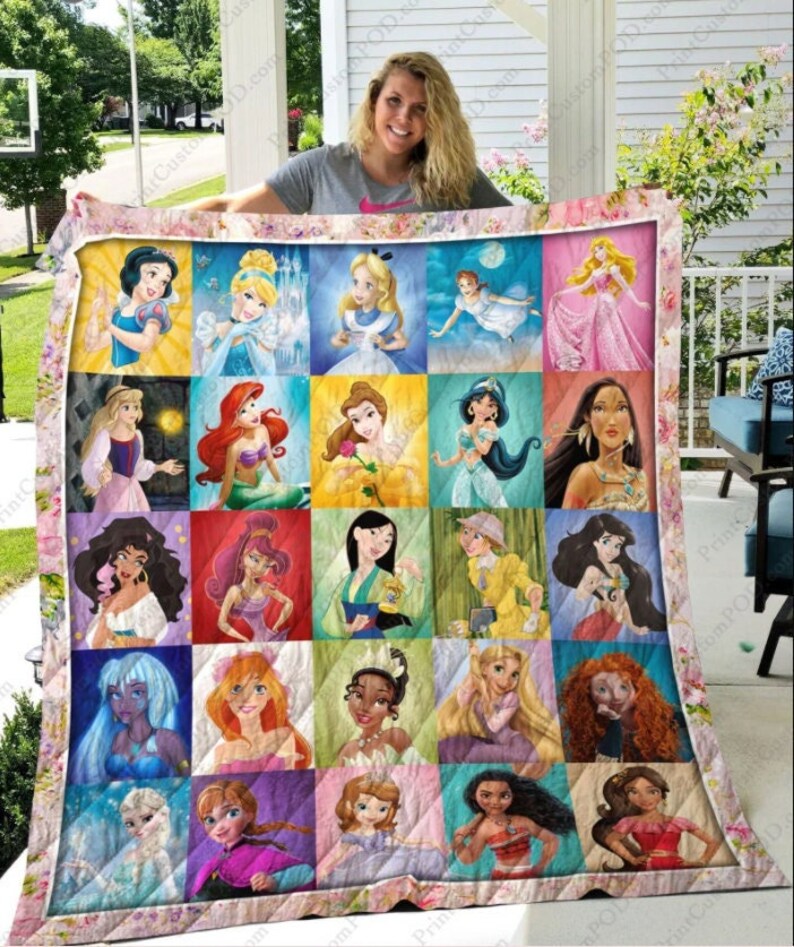 Disney Princess Blanket Disney Characters Blanket Disney image 0