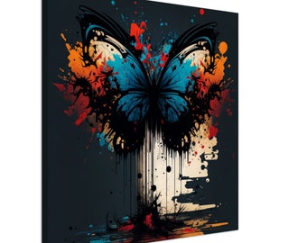 Butterfly Effect #2 AI-Generated Dynamic and Trippy Interpretation of the Concept in Indigenous Australian Dot Painting