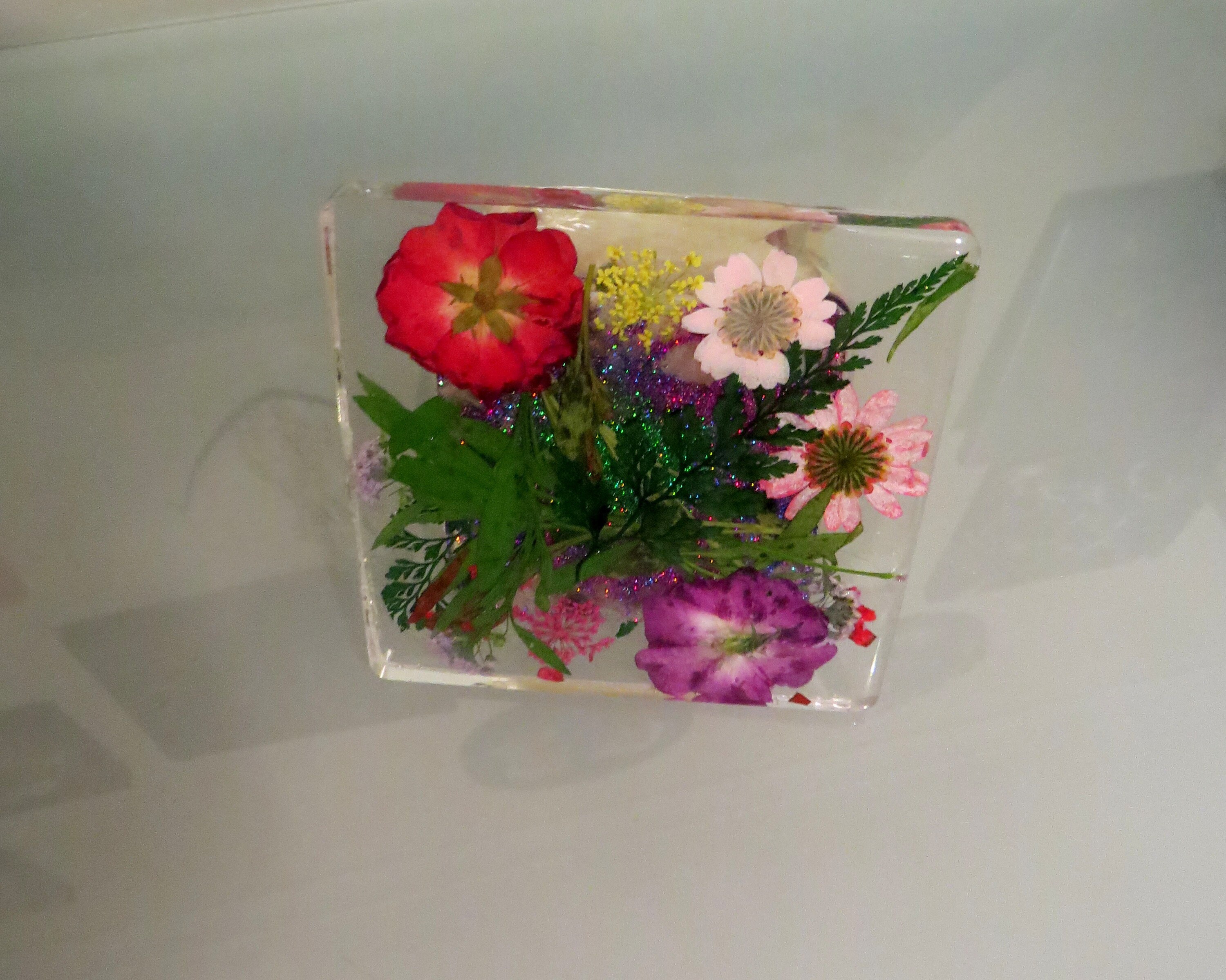 Resin paperweight flower resin paperweight flower resin Etsy