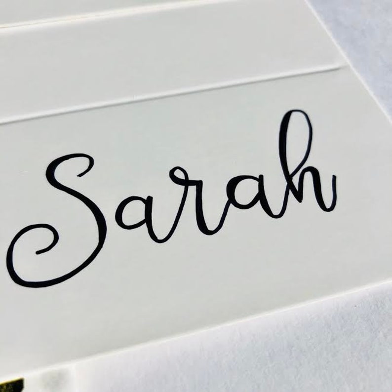 Handwritten Wedding Place Cards Escort Cards Wedding Name Etsy