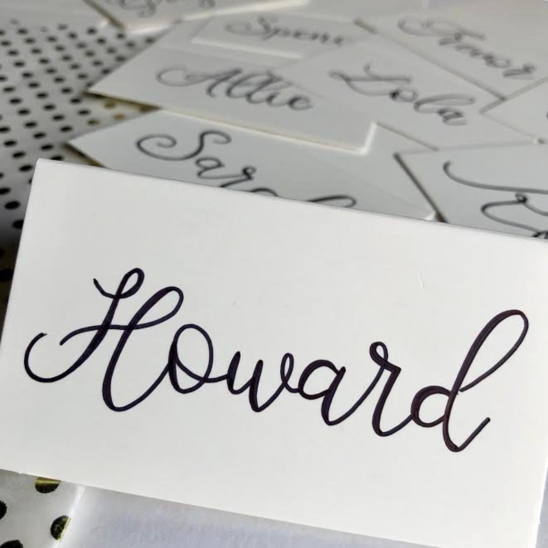 Handwritten Wedding Place Cards Escort Cards Wedding Name Etsy