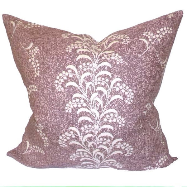 Mimosa Vine Pillow Cover in Viola