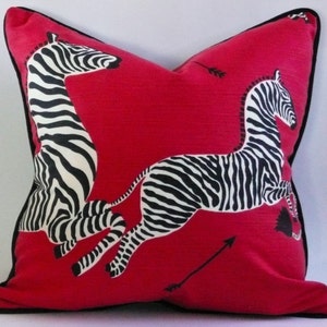 Scalamandre Zebras Pillow Cover