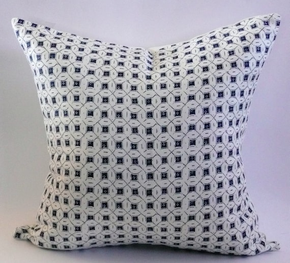 Quadrille Peacock Background Batik Pillow Cover Etsy
