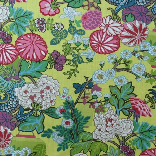 Schumacher Chiang Mai Dragon Throw Pillow Cover Decorative Etsy