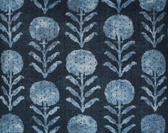 Clay McLaurin Single or Double Sided  Zinnia Pillow Cover in Indigo
