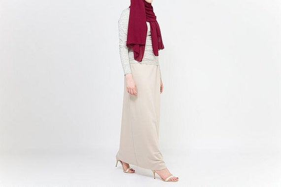 ponte maxi skirt