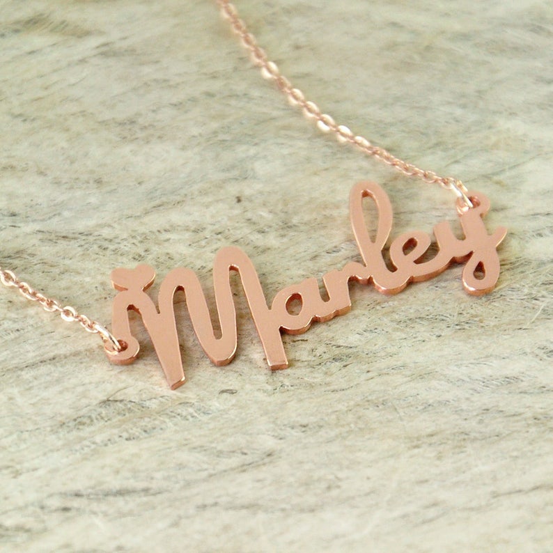 Grabado Personalizado Nombre Tag-Libre-islámico árabe Joyería Collar Regalos