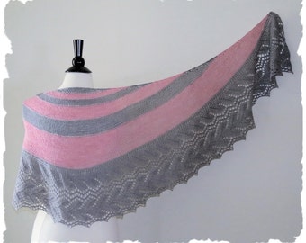 Misty Meadow - Crescent Shaped Knitted Shawl Pattern .pdf