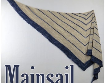 Mainsail - Triangle Shaped Knitted Shawl Pattern .pdf