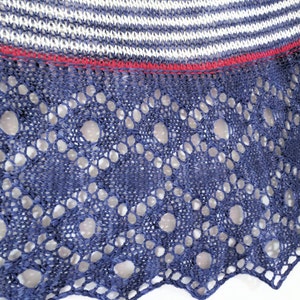 Afloat Nautical Cresent Shaped Knitted Shawl Pattern .pdf image 3