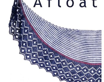 Afloat - Nautical Cresent Shaped Knitted Shawl Pattern .pdf
