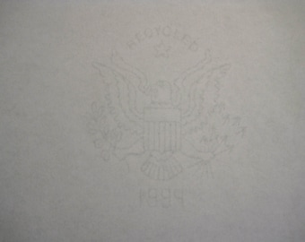 American Eagle Watermarked Paper, 30 sheets,