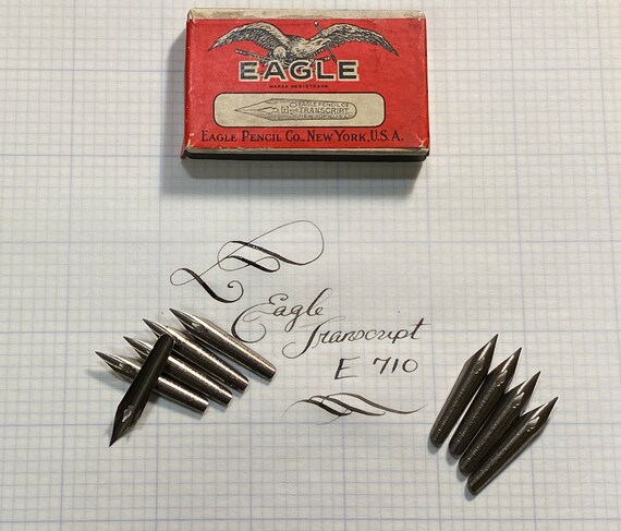 Lot of 10 Eagle E-710 Transcript Dip Pen Nibs, nibs only, no box View 6