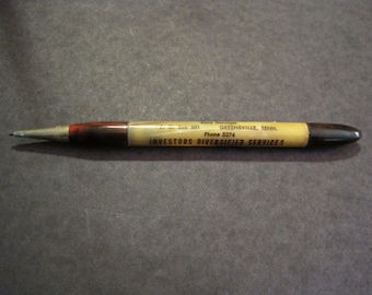 Vintage Mechanical Pencil - Working - with advertising from 1954 - Charles H. Martin