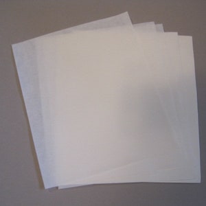Onionskin Paper 7&quot; x 8-1/2&quot; -- 30 sheets,  vintage
