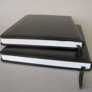Lot of 2 Blank Journals, black with lined pages Diary, Notebook image 10