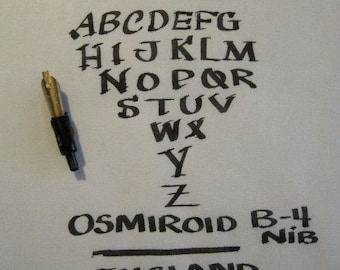 Osmiroid B-4 Wide Italic Nib - fits Esterbrook and Osmiroid Fountain Pens