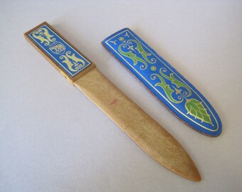 Roma Letter Opener with sheath, vintage