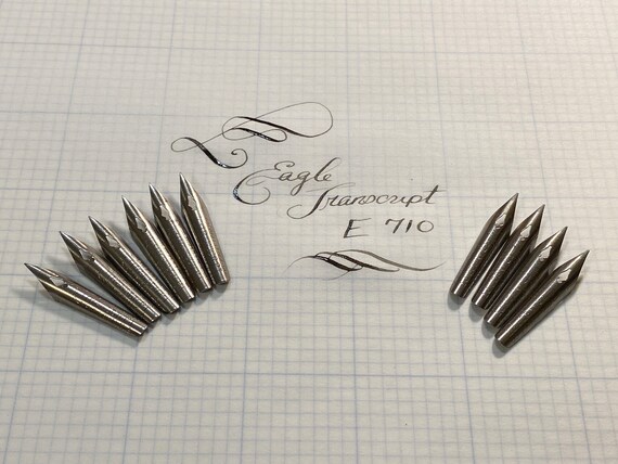 Lot of 10 Eagle E-710 Transcript Dip Pen Nibs, nibs only, no box View 4