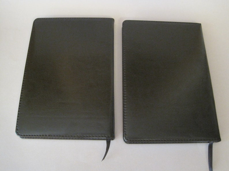 Lot of 2 Blank Journals, black with lined pages Diary, Notebook image 6