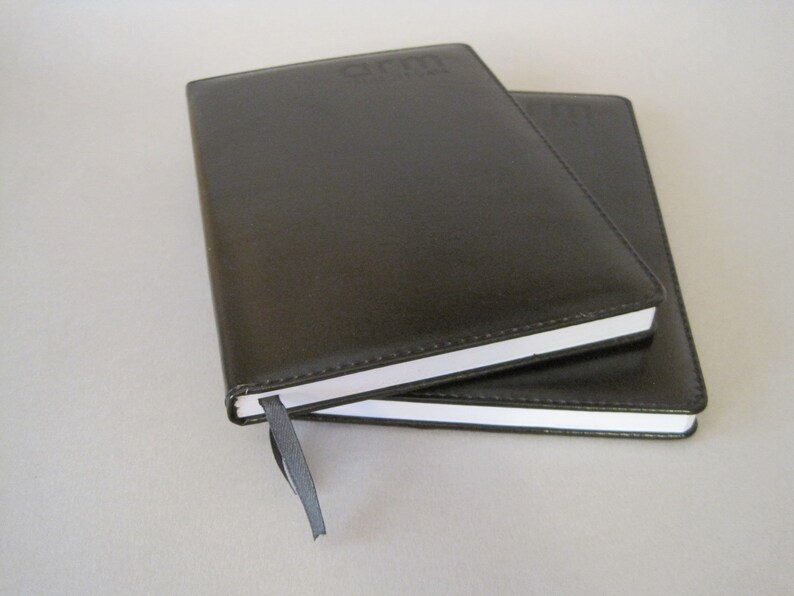 Lot of 2 Blank Journals, black with lined pages Diary, Notebook image 8