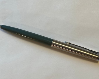 Parker Mechanical Pencil -- Green-ish Grey color, Vintage, Working