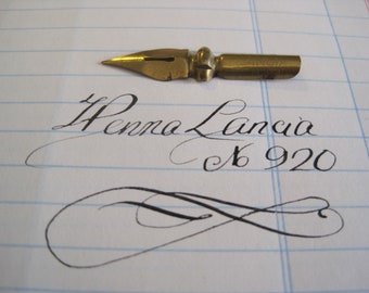Lot of Penna Lancia 920 Dip Pen Nib, vintage, calligraphy, flex,  Spencerian