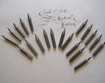 Lot of 20 Eagle E-840 Dip Pen Nibs -  Flex, Spencerian, vintage, nibs only, no box