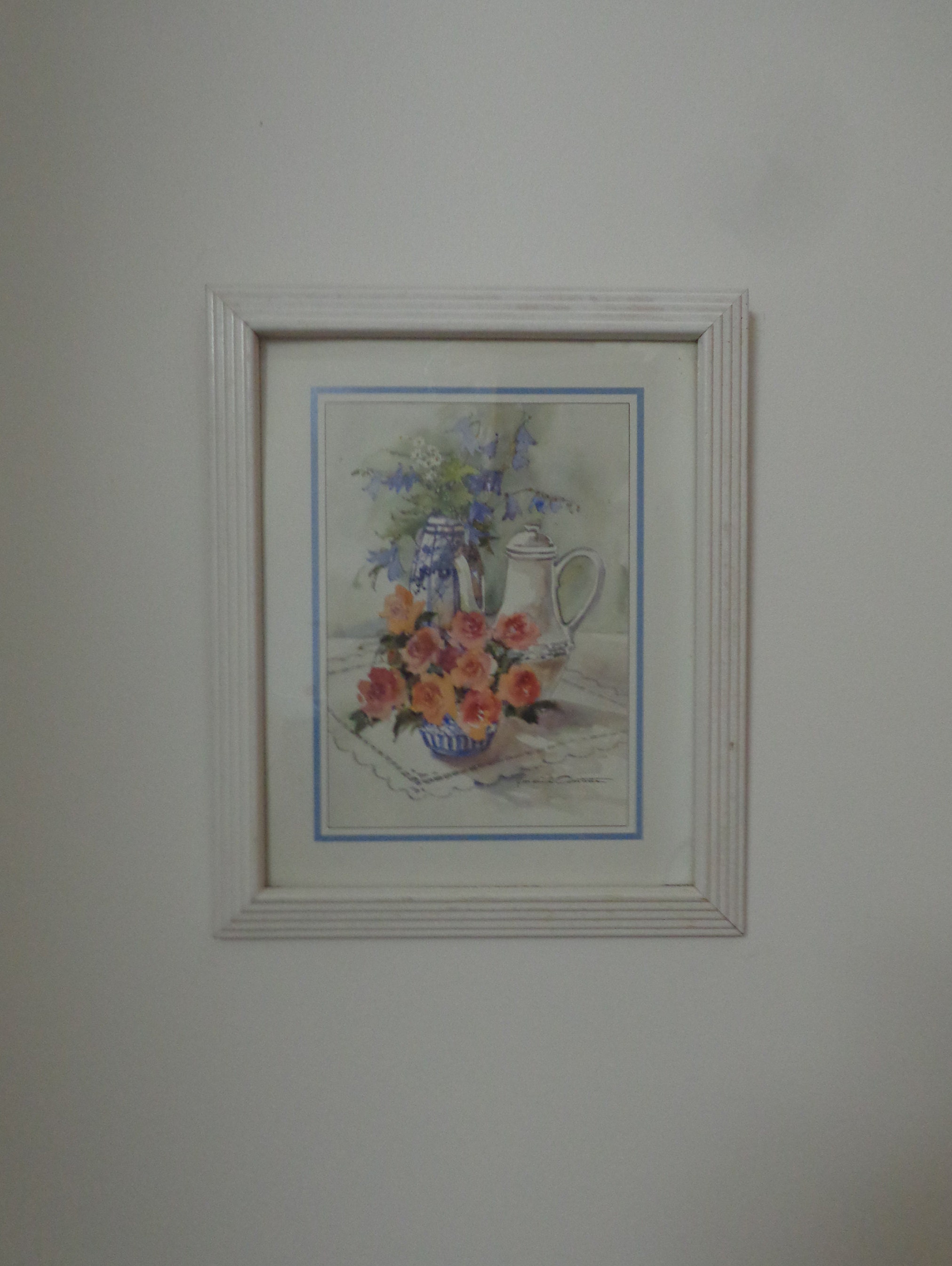 Vintage Pair of Framed Rosalind Oesterle Floral Still Life Etsy Canada