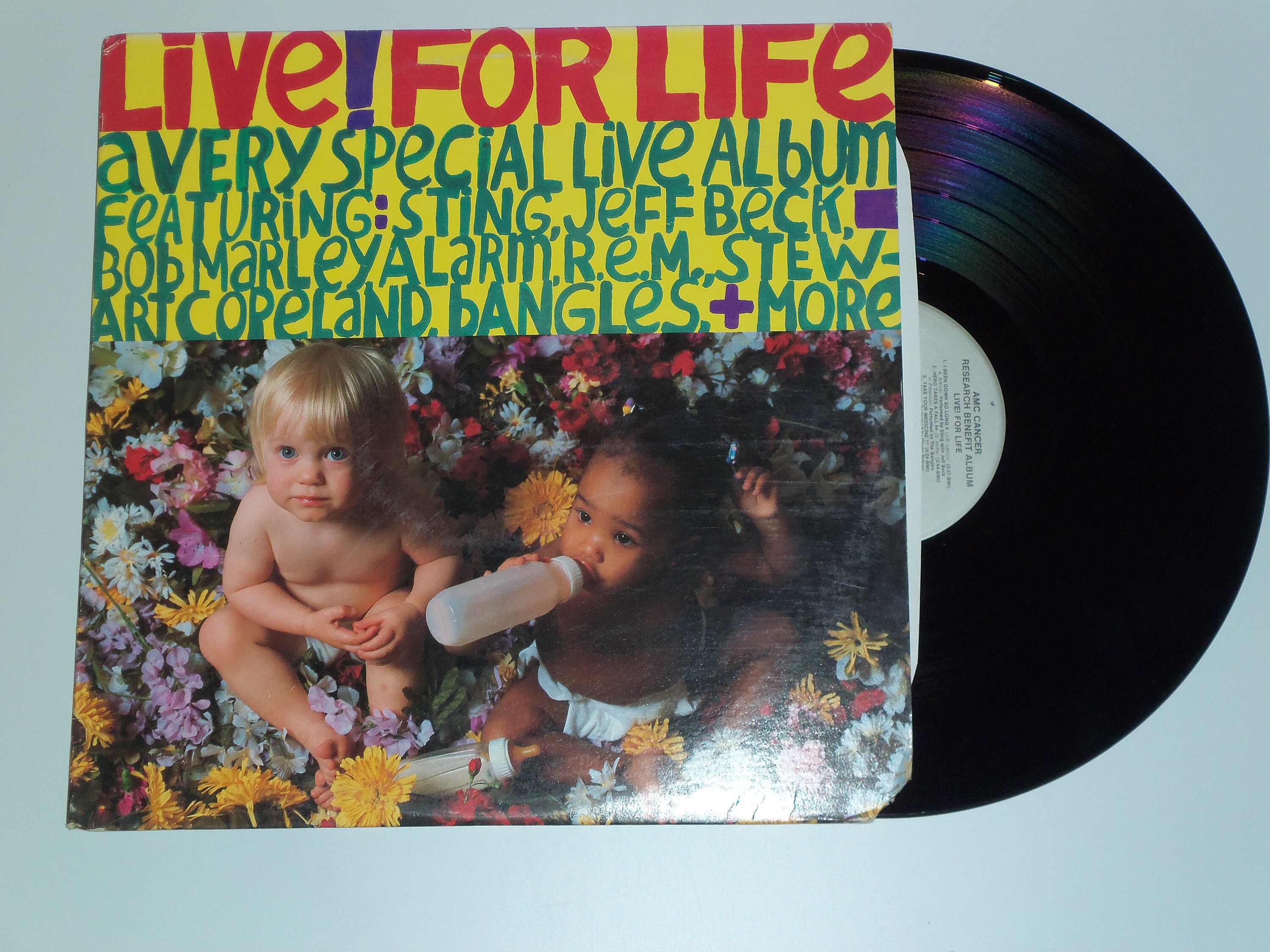 Live For Life vinilo Live Album álbum compilación LP 80s Sting Etsy