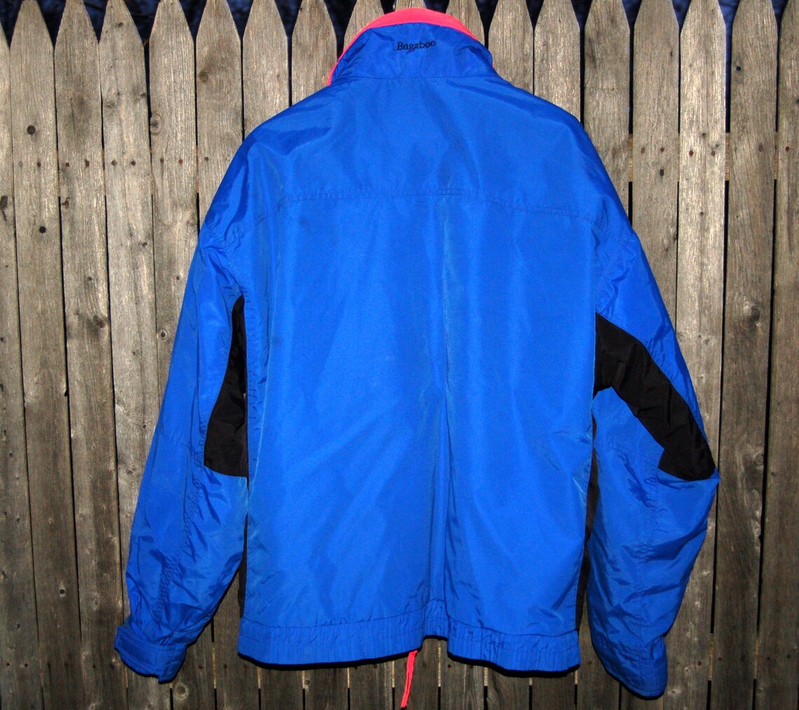 90s Columbia Bugaboo jacket fleece lining Large bold color | Etsy