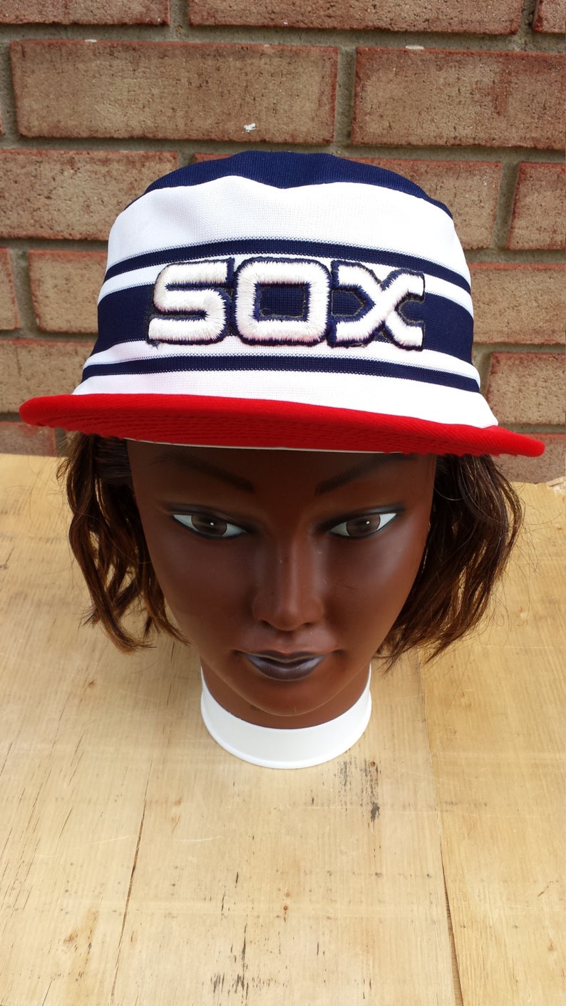 1980s white sox hat