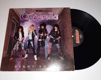 80s Cinderella Night Songs vinyl hit 1986 classic hard rock full length album Mercury Records Nobody's Fool glam metal