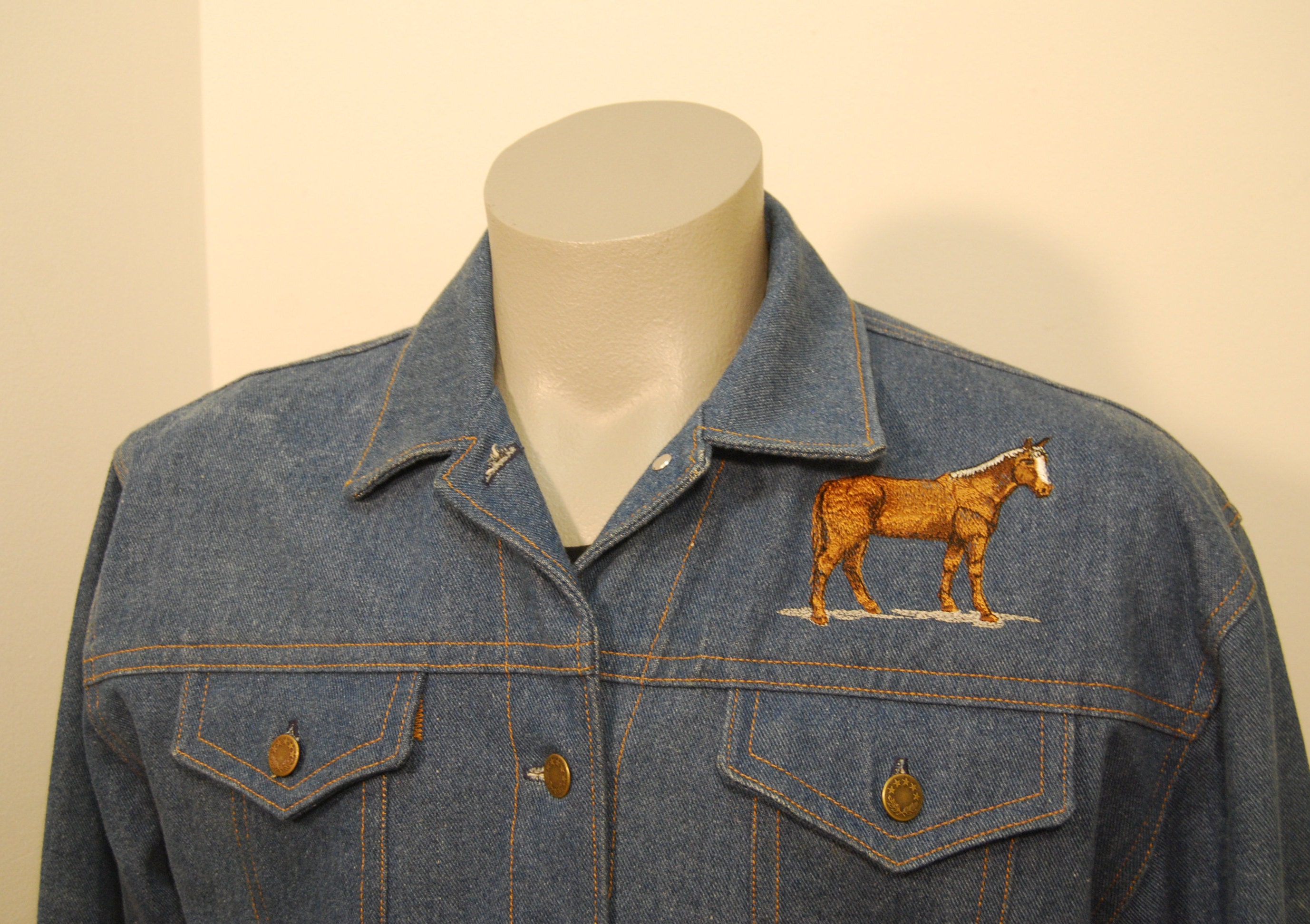 ladies denim jacket size 22