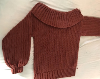 Crochet Pattern Cinnamon Sweater