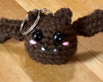 Crochet Pattern Bat Keychain - Beginner Crochet - Small Amigurumi Project