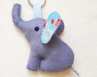 Elephant PDF Sewing Pattern- Feltie - Instant Download - Easy to Sew