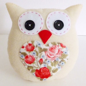 Felt Owl PDF Sewing Pattern, Lavender Scented, Instant Download, Easy to Sew