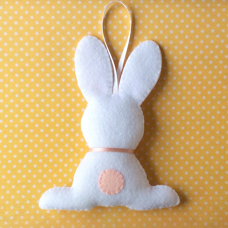 Easter Bunny Ornament PDF Sewing Pattern Instant Download Easy to Sew image 5