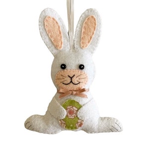 Easter Bunny Ornament PDF Sewing Pattern - Instant Download - Easy to ...
